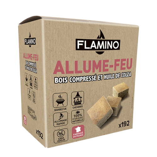 Charbon de bois qualité restaurant FLAMINO - Flamino